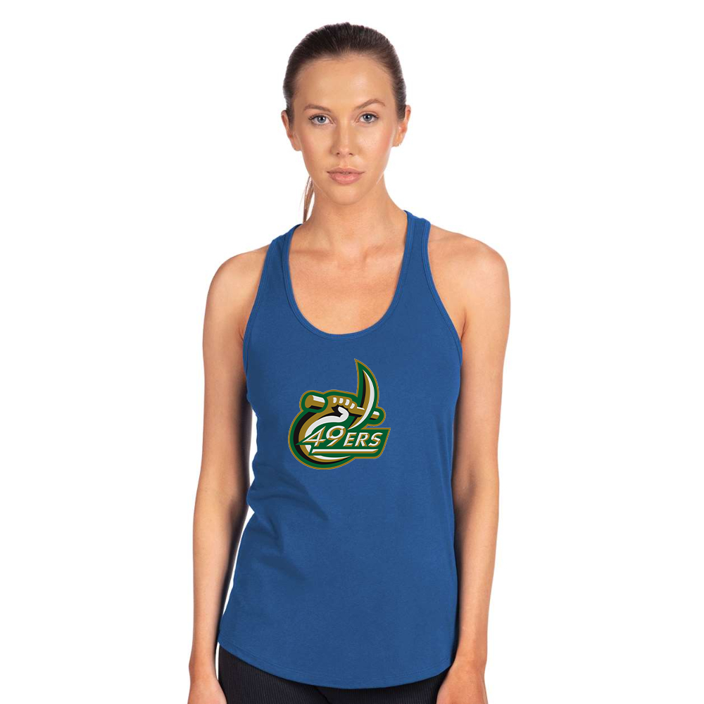 Women's Charlotte 49ers Next Level Ideal Racerback Tank