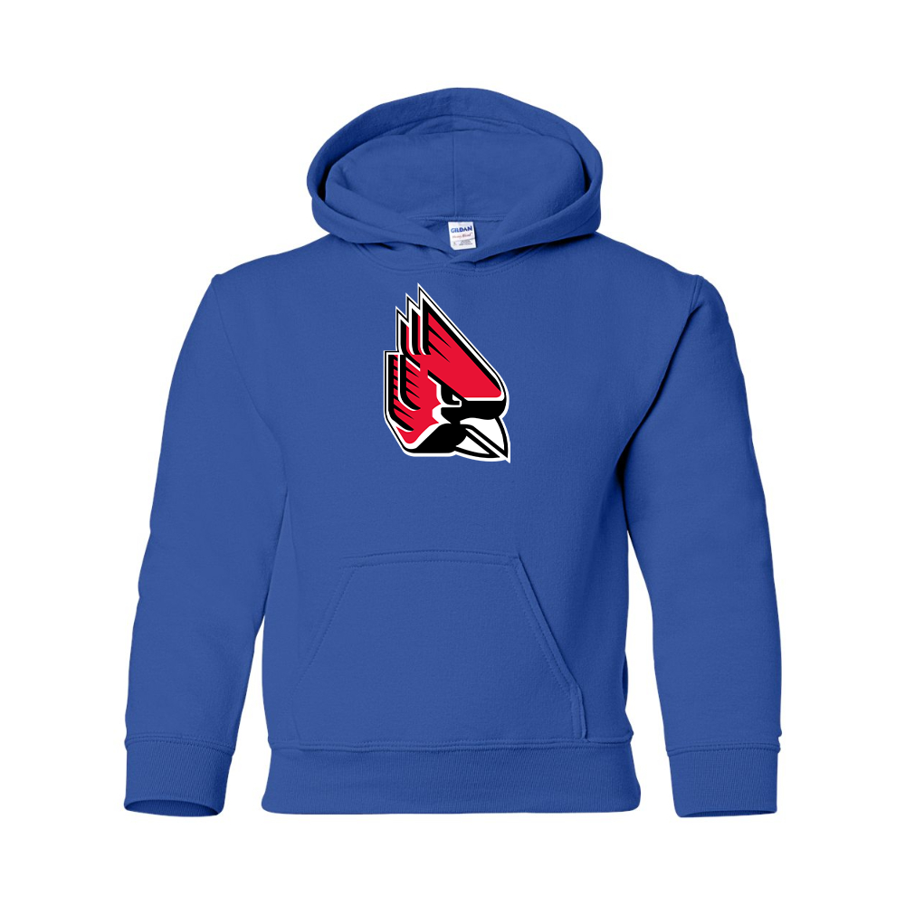 Youth   Ball State Cardinals Gildan Heavy Blend  Hooded Sweatshirt