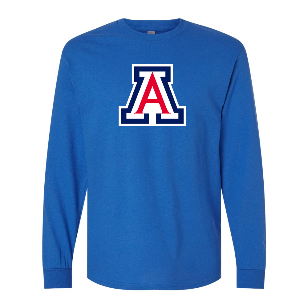 Men's  Arizona Wildcats Gildan Heavy Cotton Long Sleeve T-Shirt