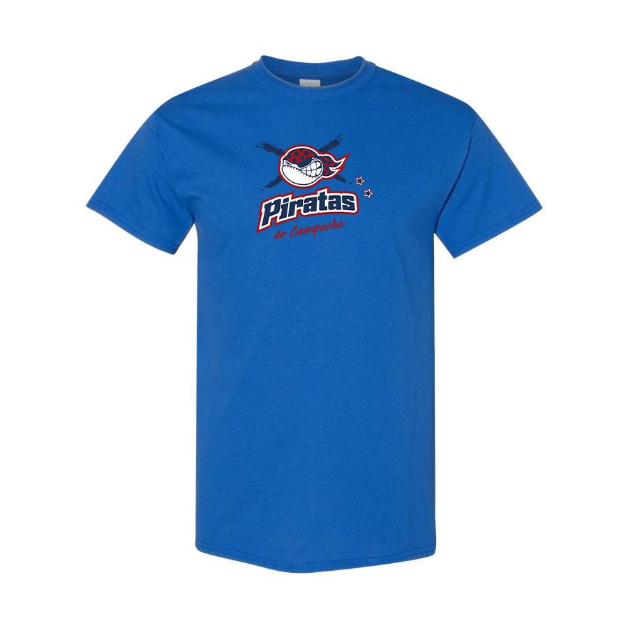 Men's Campeche Piratas  Logo Cotton T-Shirt
