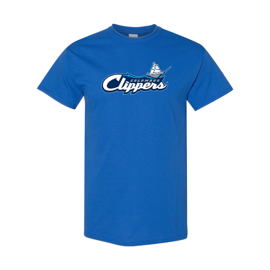 Men's Columbus Clippers Logo Cotton T-Shirt