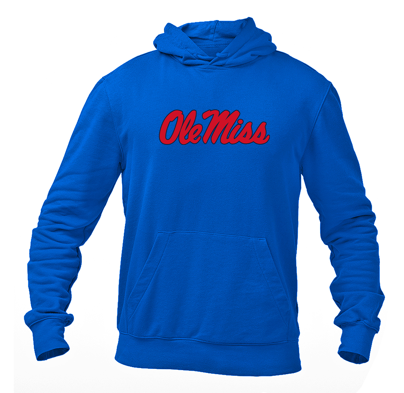Men's Mississippi Rebels  Logo Pullover Hoodie