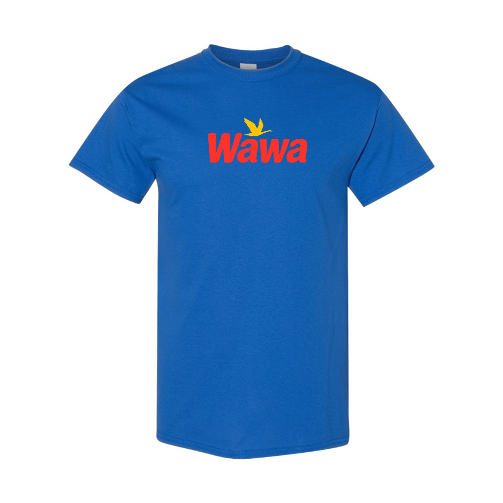 Men's Wawa Gas Station Logo Cotton T-Shirt