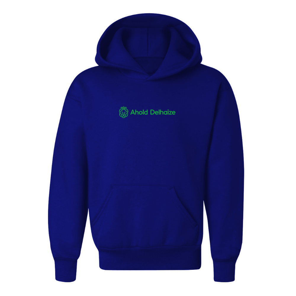 Youth  Ahold Delhaize Vertical Logo  Pullover Hoodie