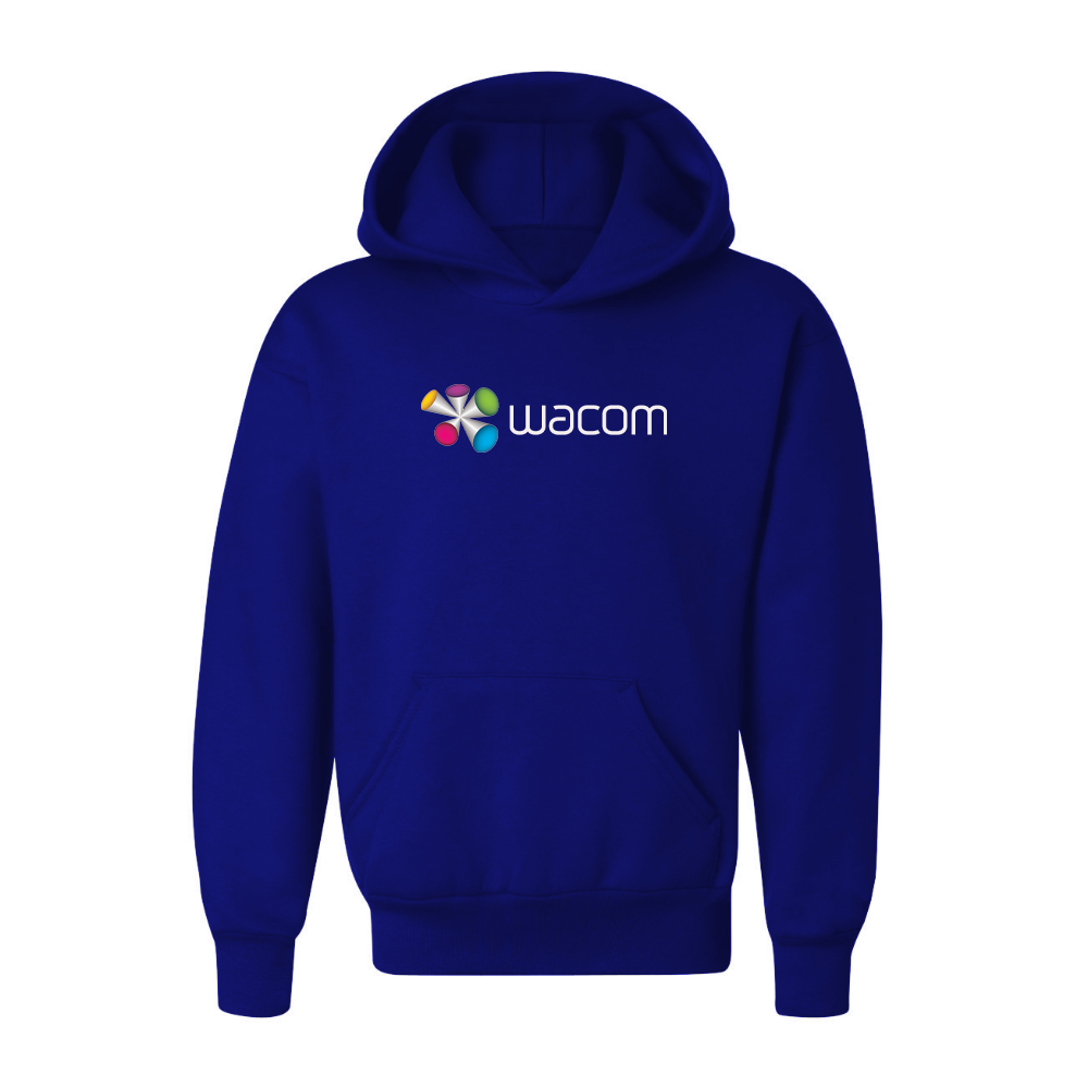 Youth Wacom  Logo  Pullover Hoodie