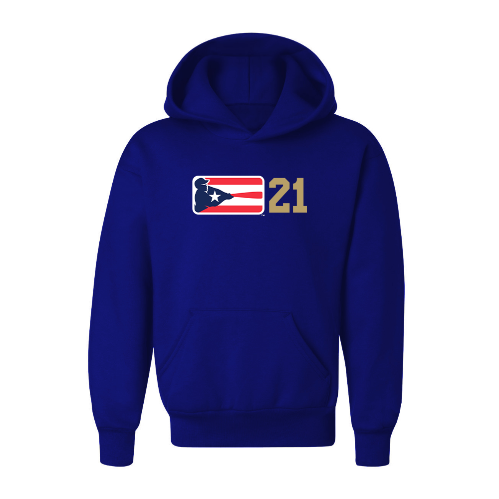 Youth  Liga de Beisbol Profesional Roberto Clemente Logo Pullover Hoodie