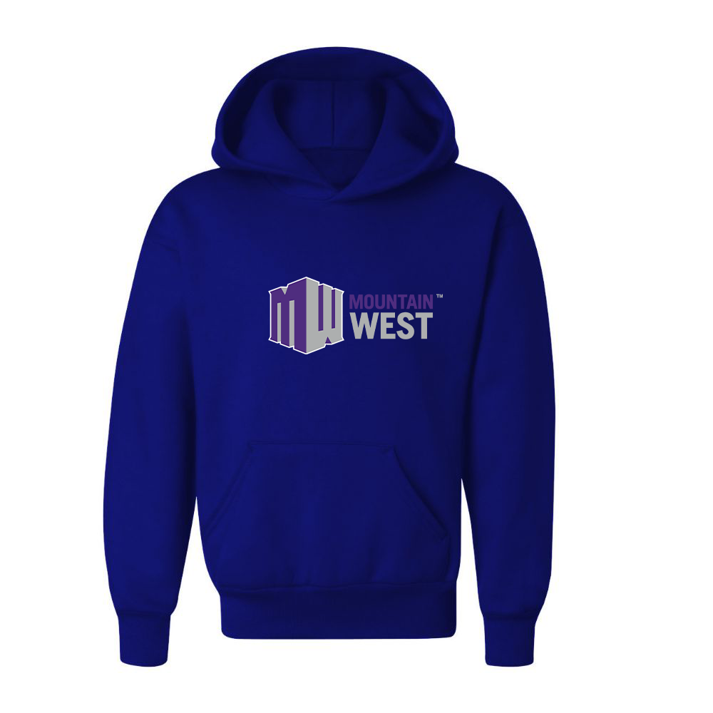 Youth Mountain West Conference  Logo Pullover Hoodie