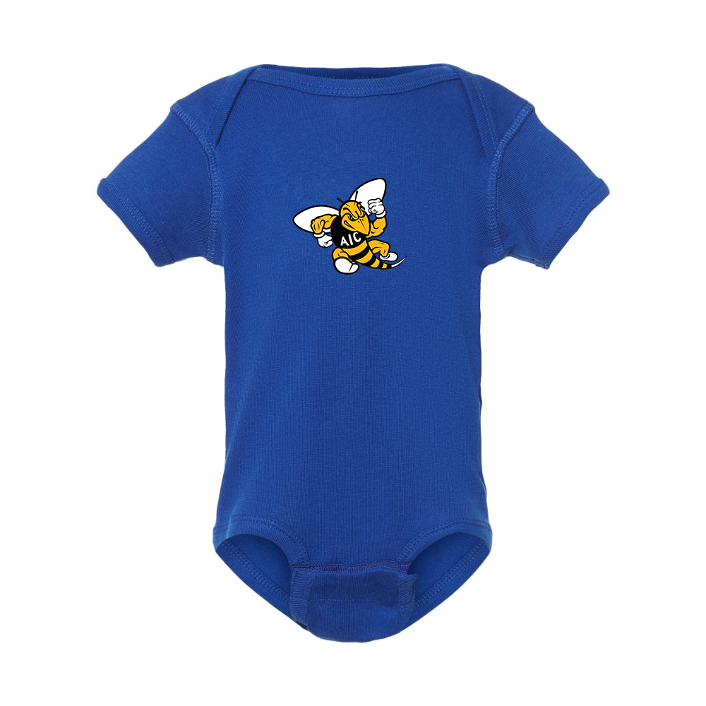 AIC Yellow Jackets   Rabbit Skins Infant Baby Rib Bodysuit