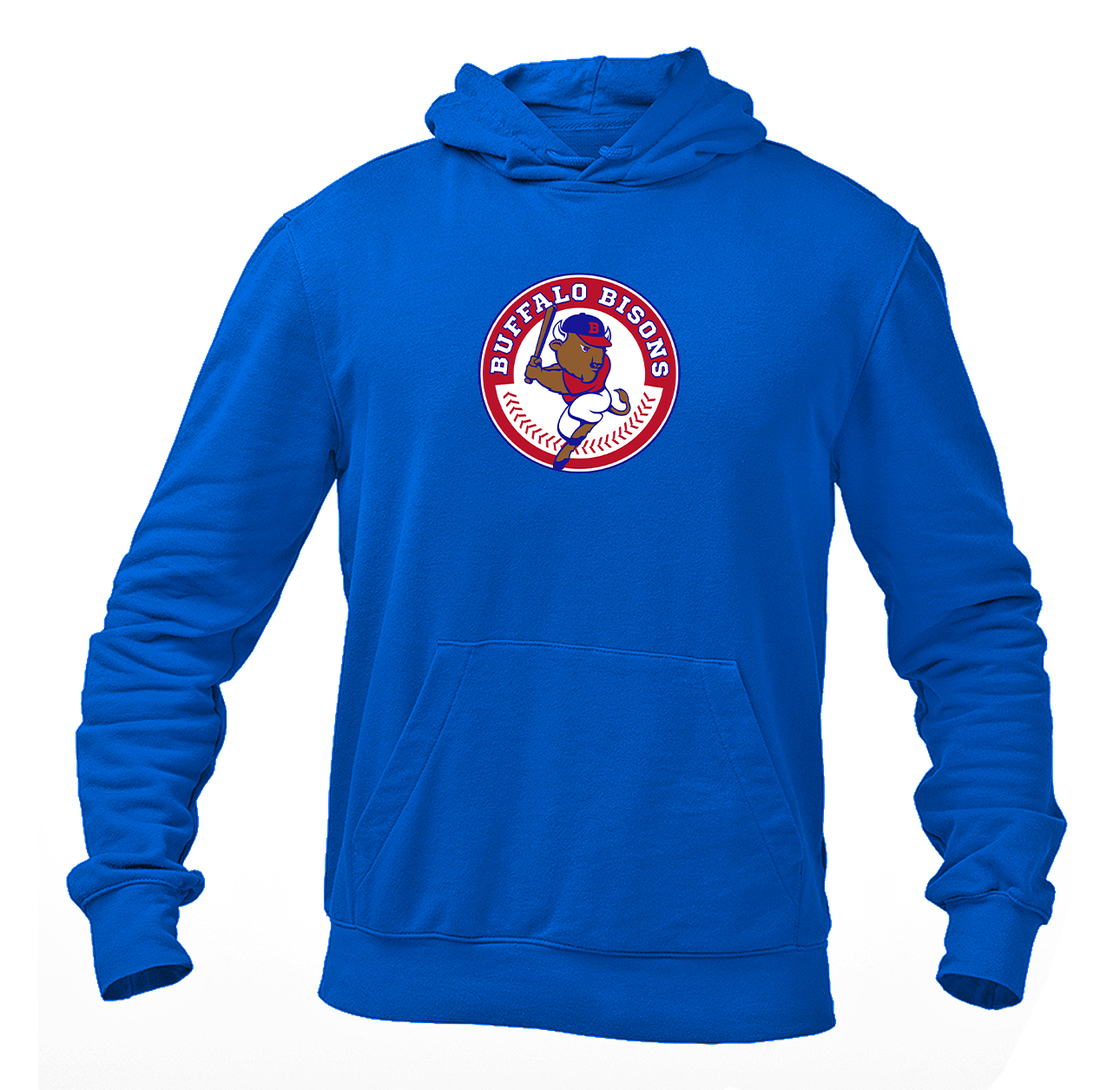 Men's Buffalo Bisons Logo Pullover Hoodie