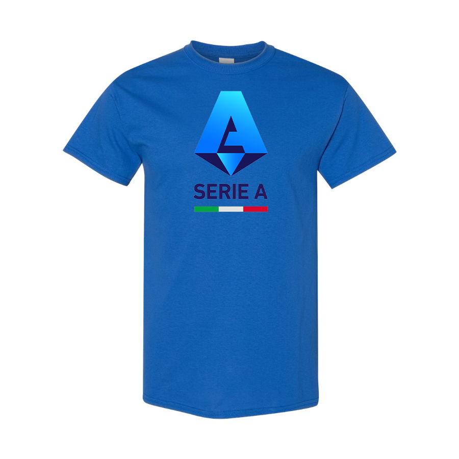 Men's Italian Serie A Logo Cotton T-Shirt