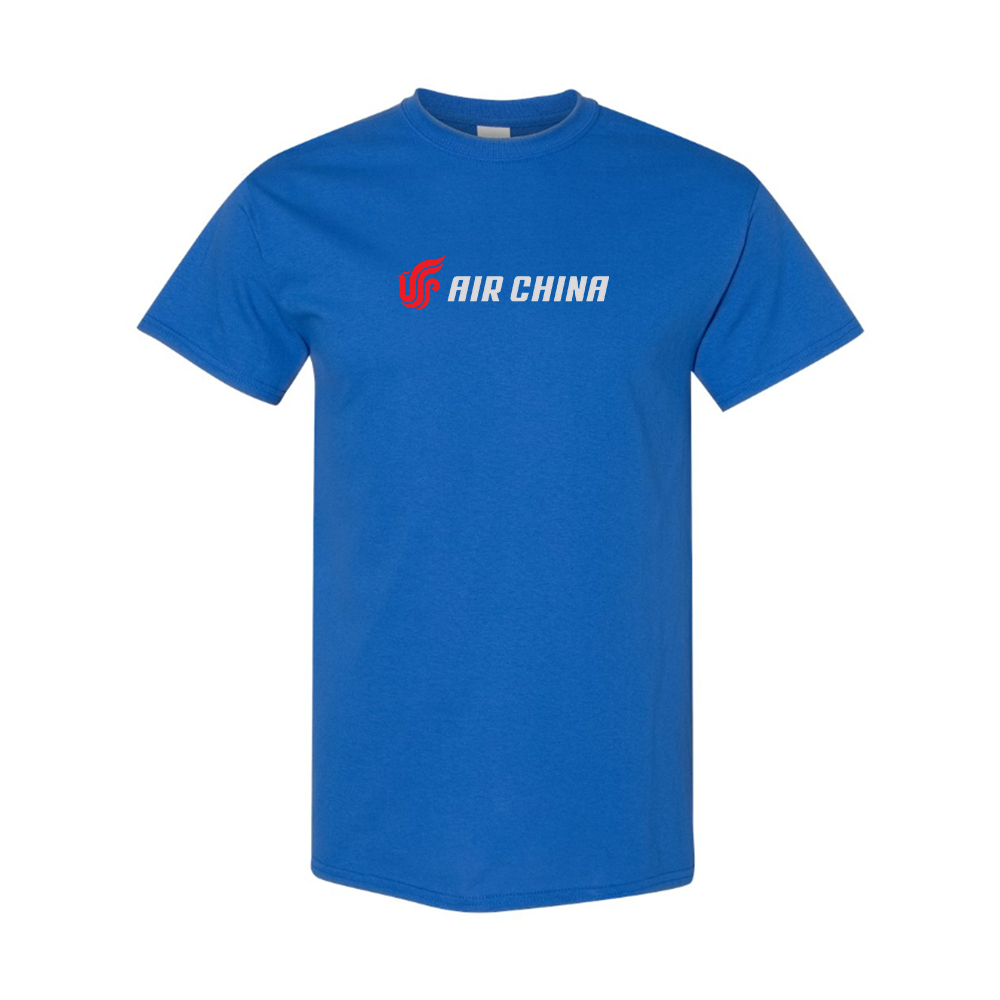 Men's   Air China  Cotton T-Shirt