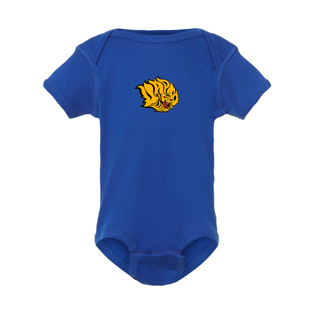 Arkansas PB Golden Lions Rabbit Skins Infant Baby Rib Bodysuit