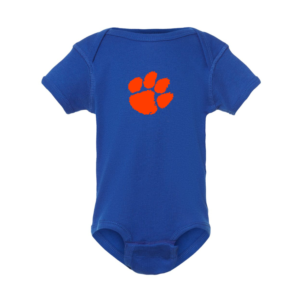 Clemson Tigers  Rabbit Skins Infant Baby Rib Bodysuit