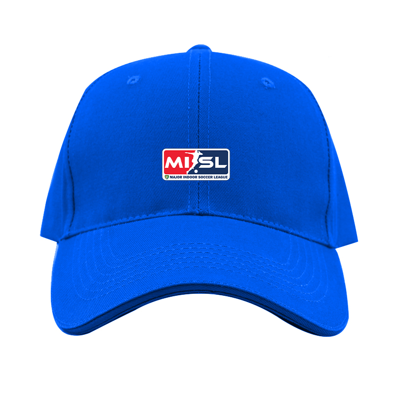 Major Indoor Soccer League Logo  Dad Baseball Cap Hat