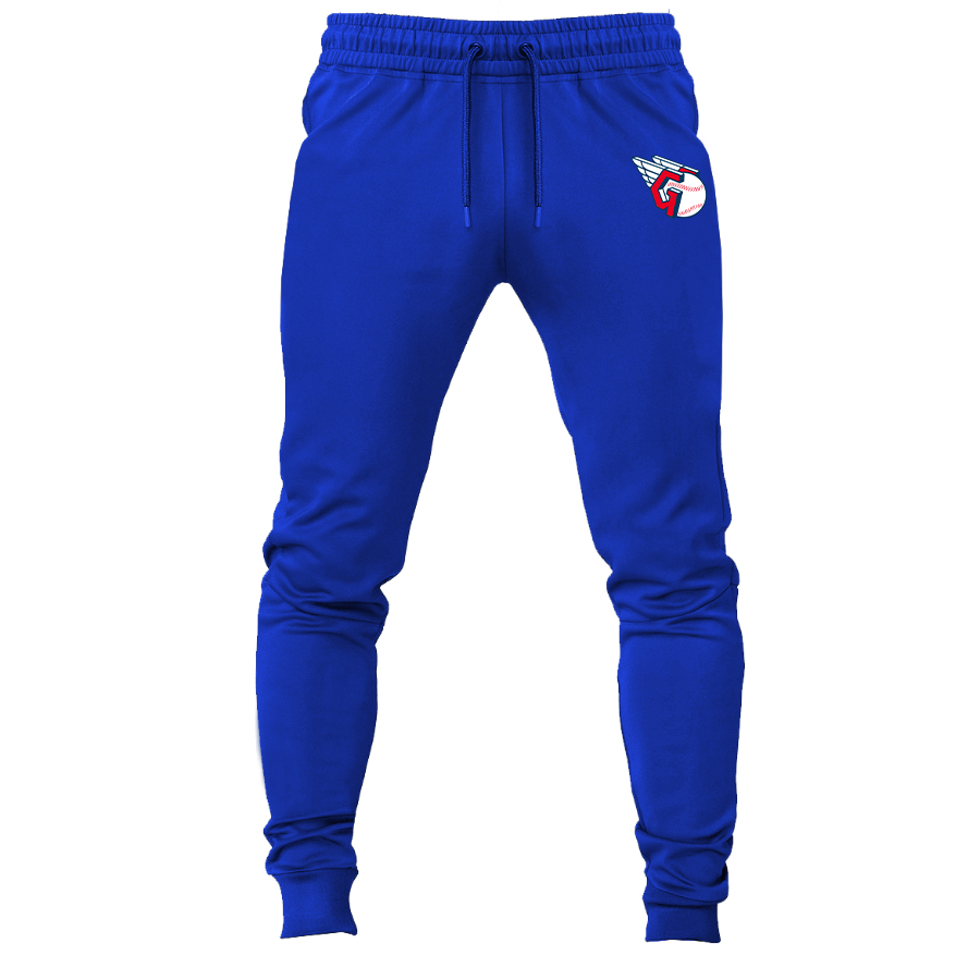 Men's Cleveland Guardians Logo Sweatpants Joggers