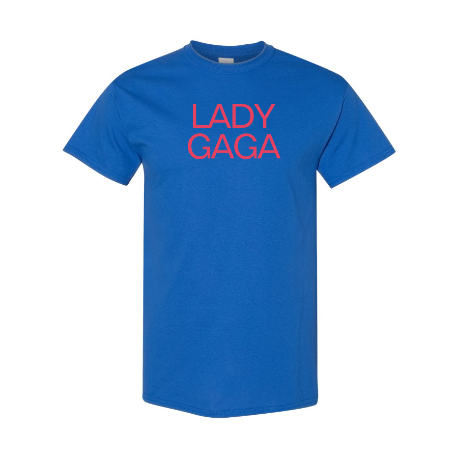Men's Lady Gaga Logo Cotton T-Shirt