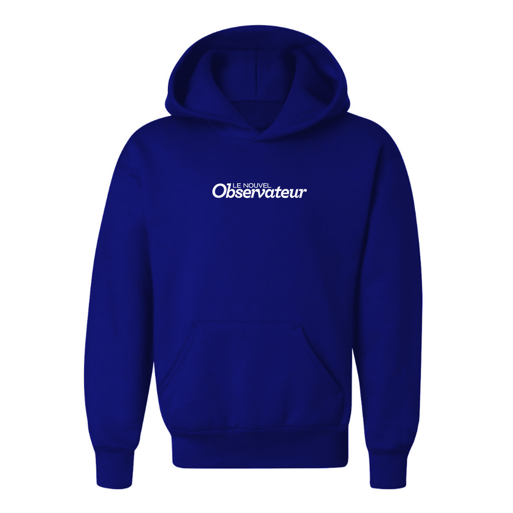 Youth Le Nouvel Observateur Logo Pullover Hoodie
