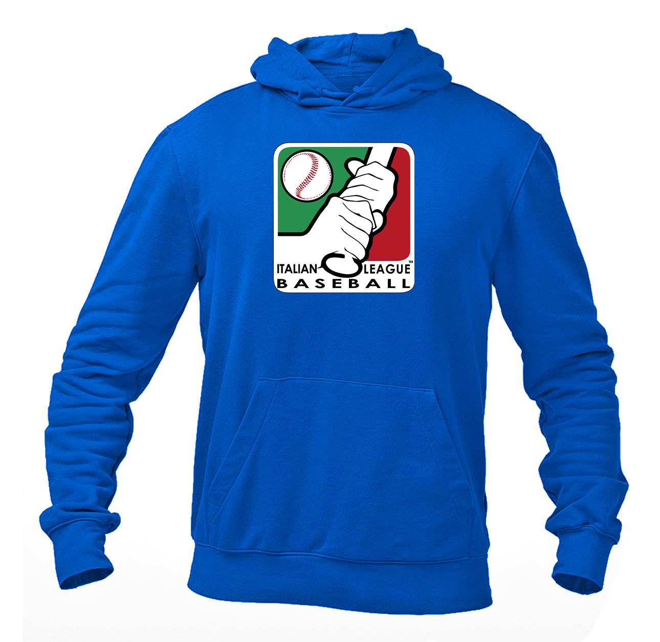 Men's Italian Baseball League Logo Pullover Hoodie