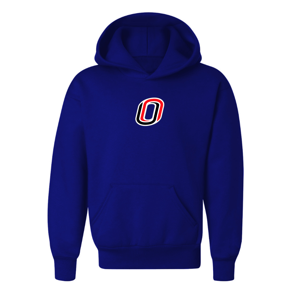 Youth Nebraska Omaha Mavericks Logo Pullover Hoodie