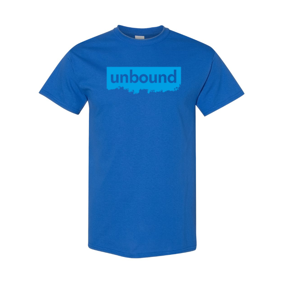 Men's Unbound Live Logo   Cotton T-Shirt