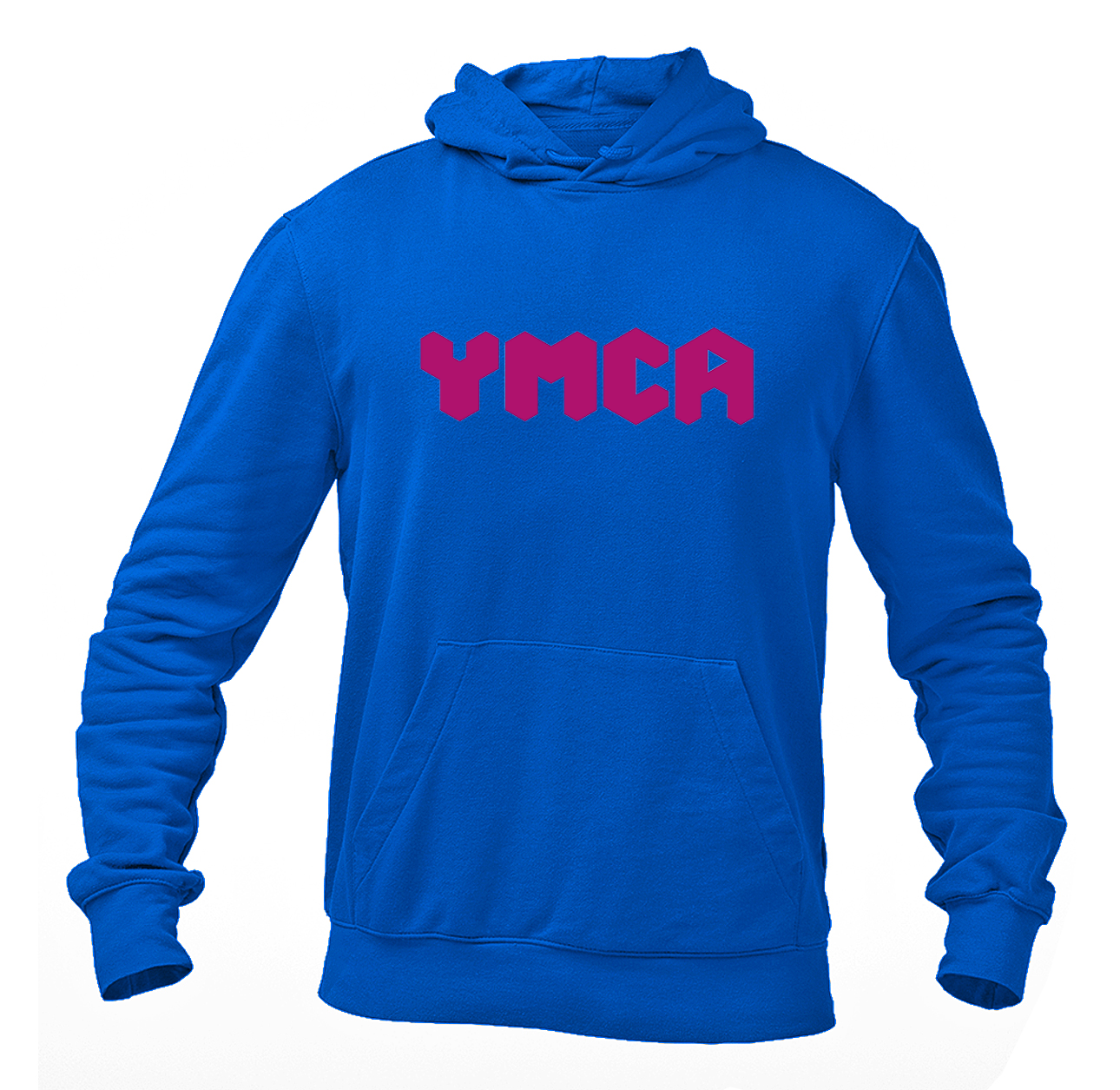 Men's  YMCA Mauve Heavy Blend Hooded Sweatshirt