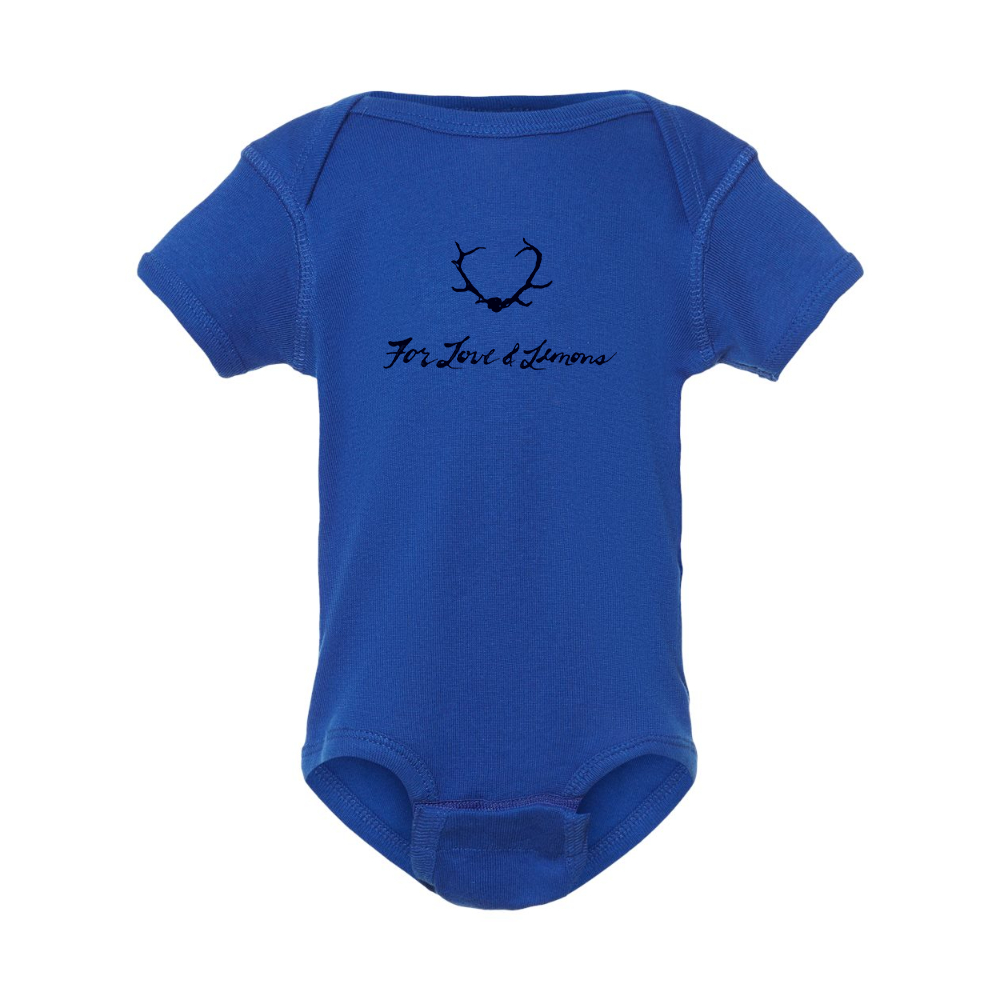 For Loves & Lemons Rabbit Skins Infant Baby Rib Bodysuit