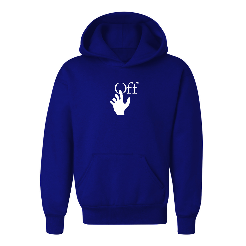 Youth Off-White Hand Logo Pullover Hoodie