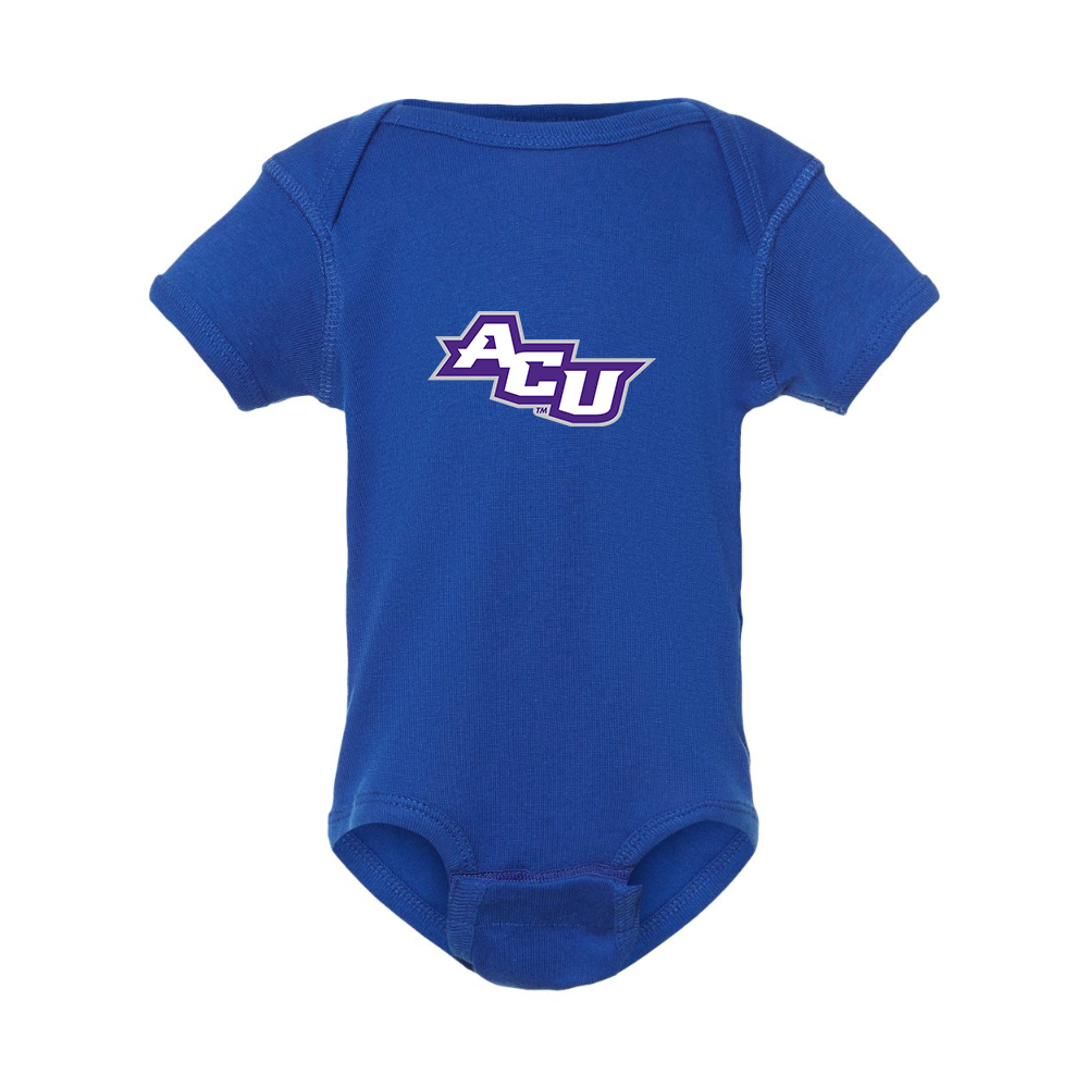 Abilene Christian Wildcats  Rabbit Skins Infant Baby Rib Bodysuit