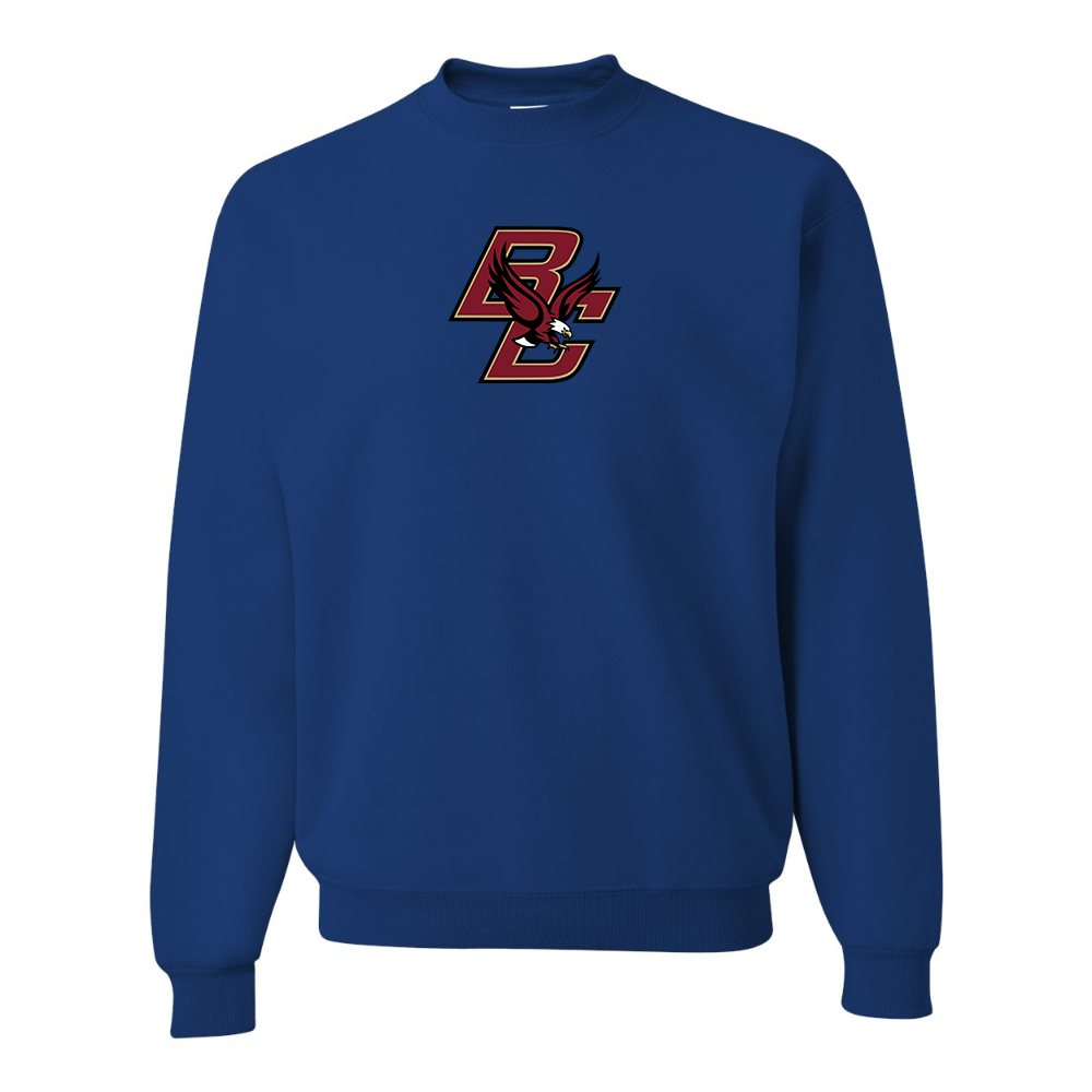 Men's Boston College Eagles  JERZEES NuBlend Crewneck Sweatshirt