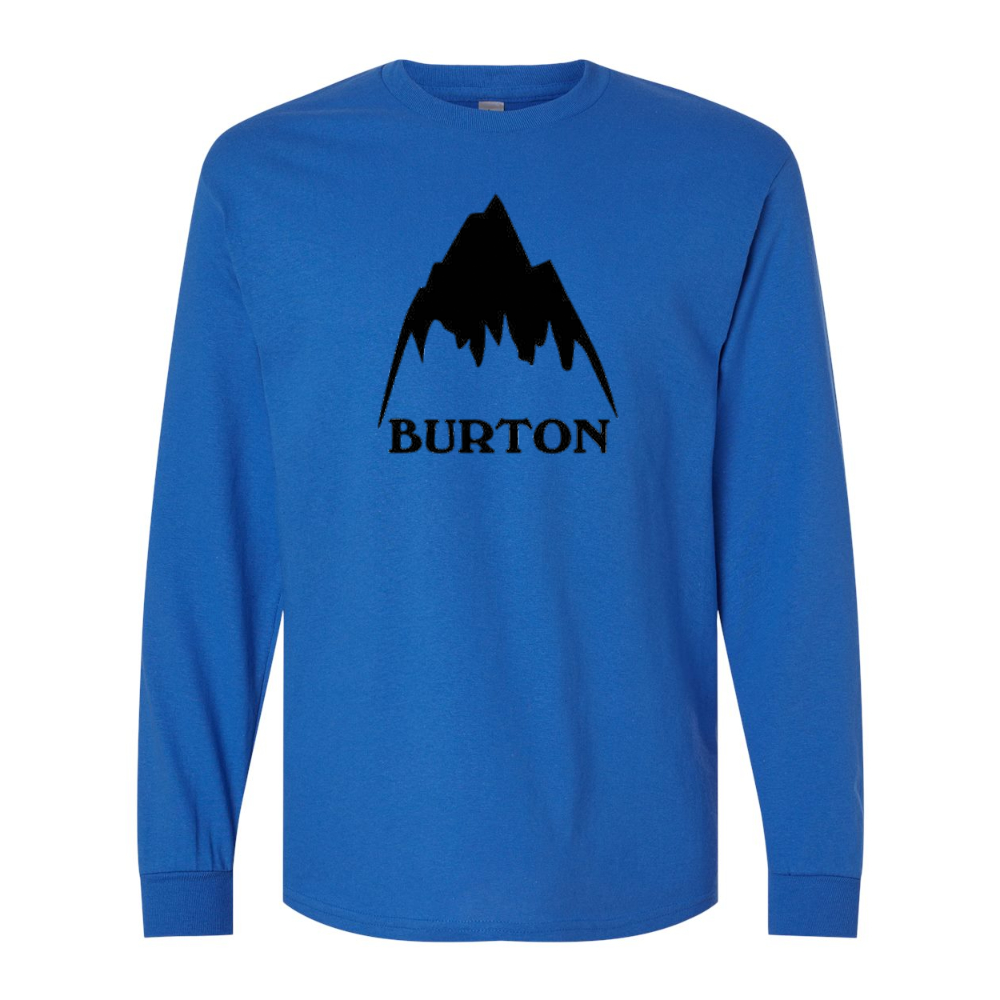 Men's  Burton Mountain  Gildan Heavy Cotton Long Sleeve T-Shirt