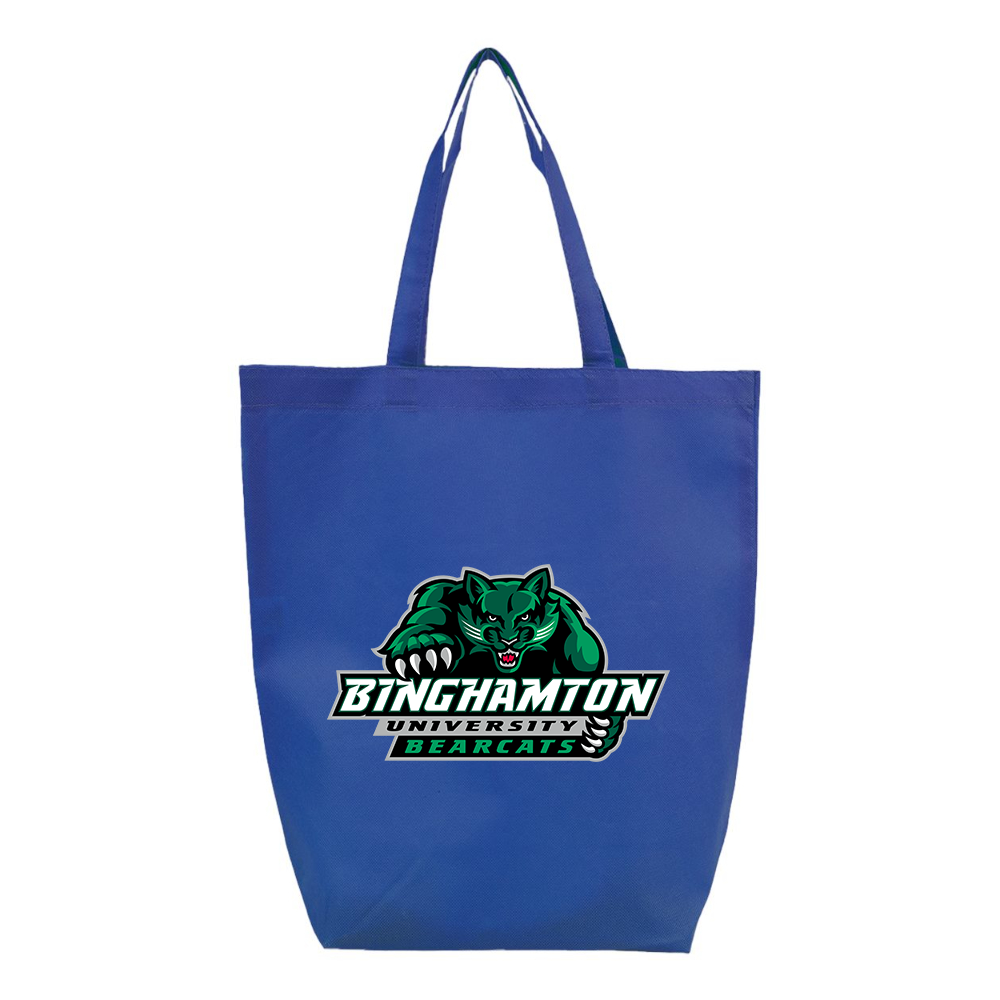Binghamton Bearcats Q-Tees Non-Woven Gusset Bottom Tote
