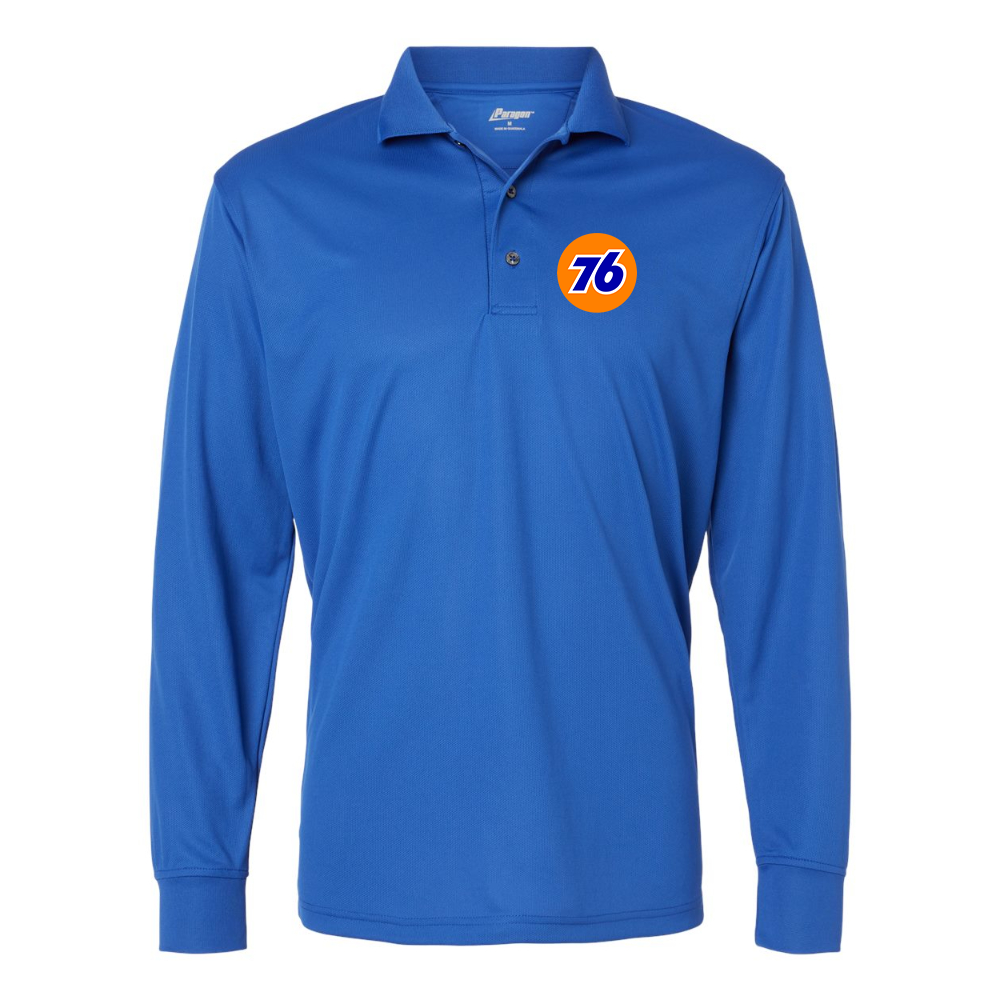 Men's 76 Gas Station Paragon Prescott Long Sleeve Polo