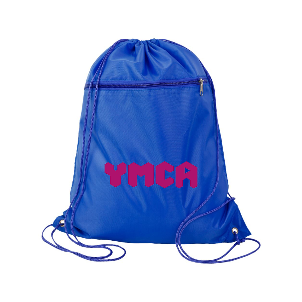 YMCA Mauve Q-Tees - Polyester Cinchpack
