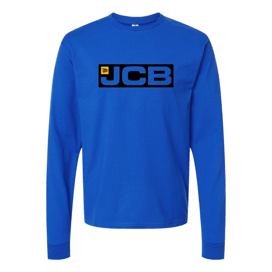 Men's JCB Logo Cotton Long Sleeve T-Shirt