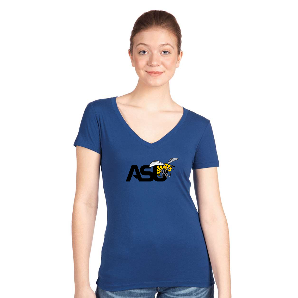 Women's Alabama State Hornets Next Level V-Neck T-Shirt