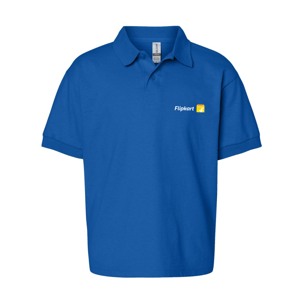 Youth Flipkart Gildan Dry Blend Jersey Polo