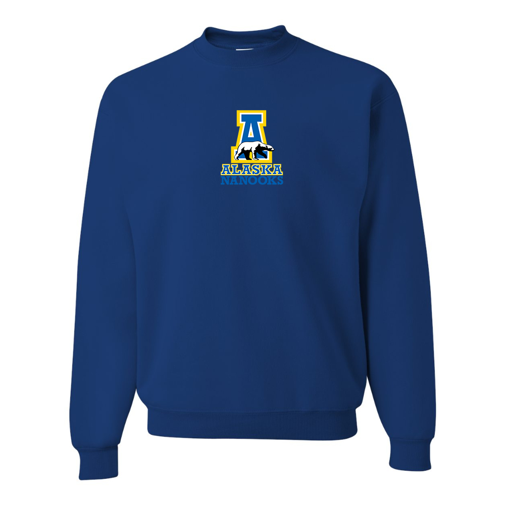Men's Alaska Nanooks  JERZEES NuBlend Crewneck Sweatshirt