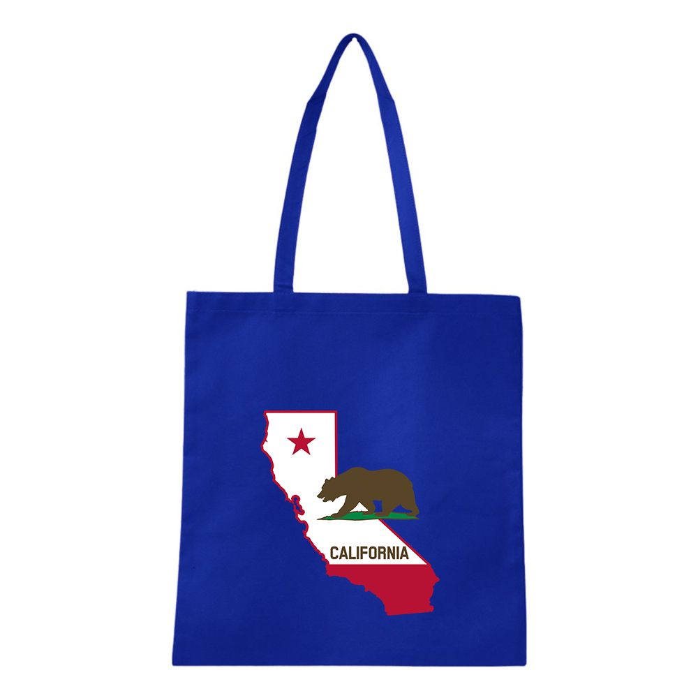 California Bear Map Q-Tees Non-Woven  Tote