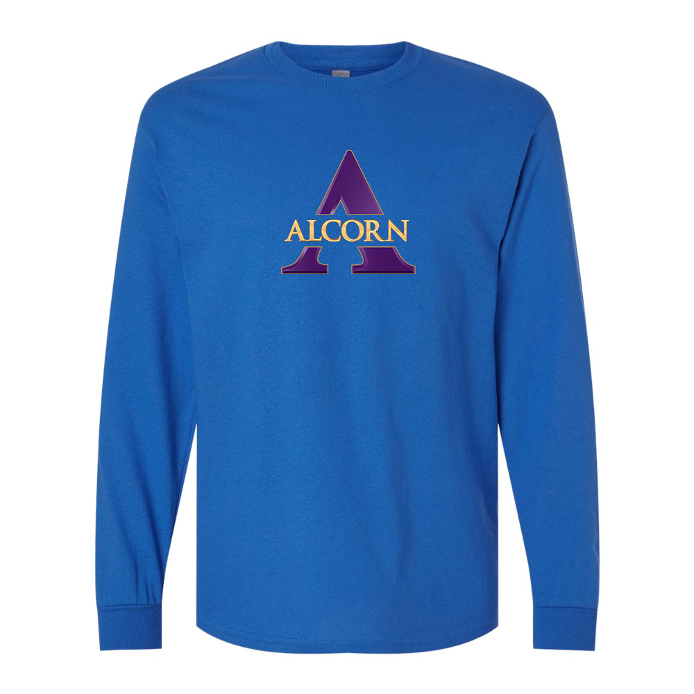 Men's Alcorn State Braves Gildan Heavy Cotton Long Sleeve T-Shirt