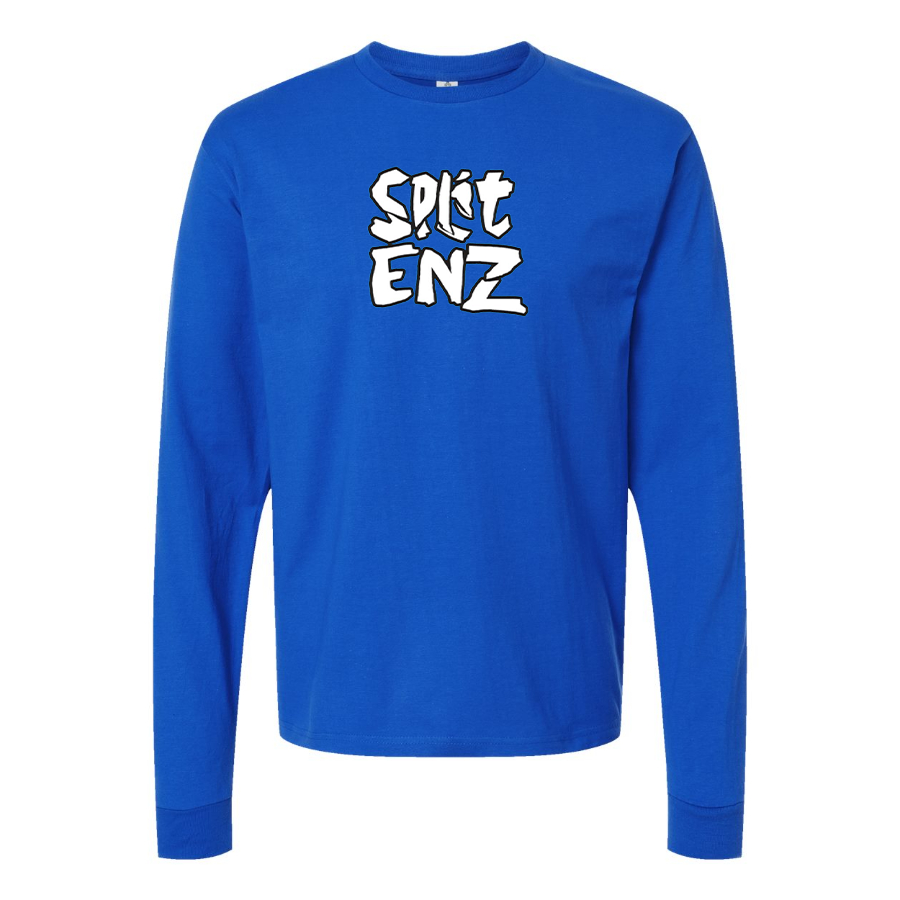 Men's Split Enz Logo  Cotton Long Sleeve T-Shirt