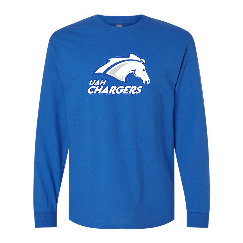 Men's Alabama Huntsville Chargers Gildan Heavy Cotton Long Sleeve T-Shirt