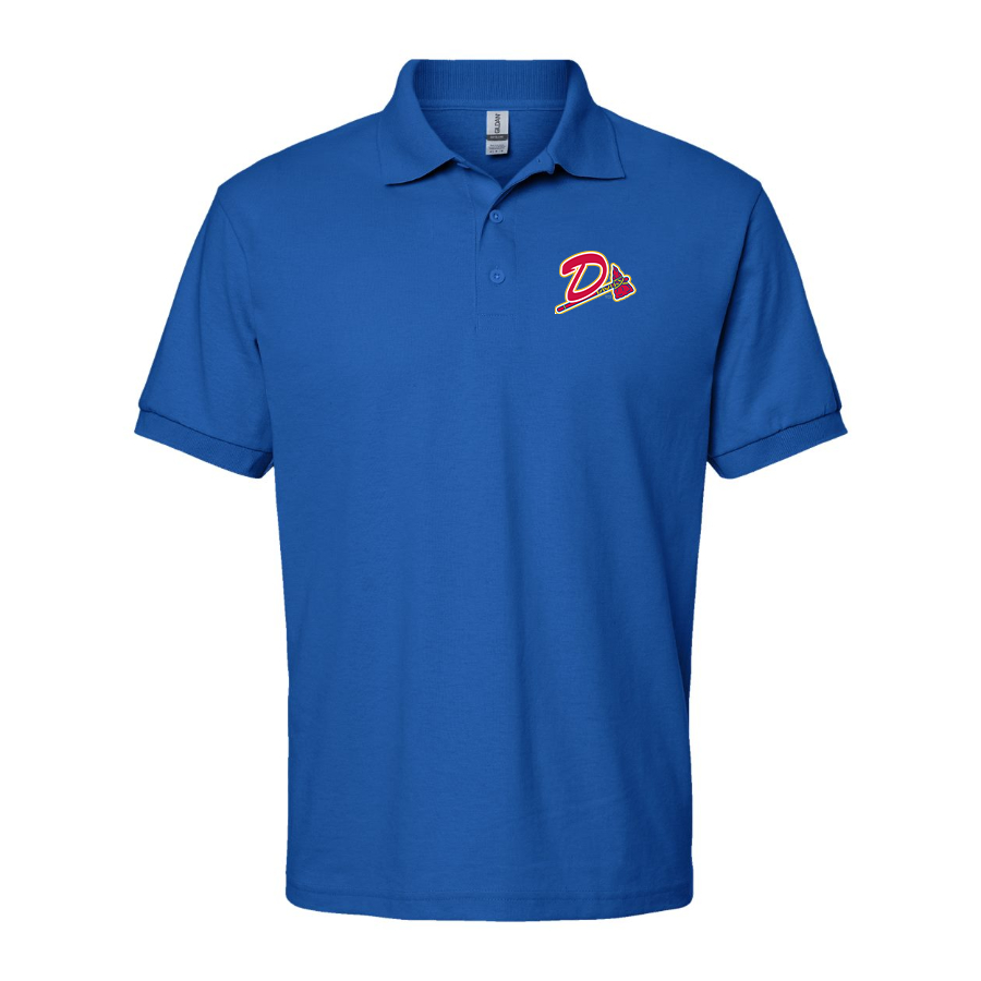 Men's Danville Braves Logo Dry Blend Polo