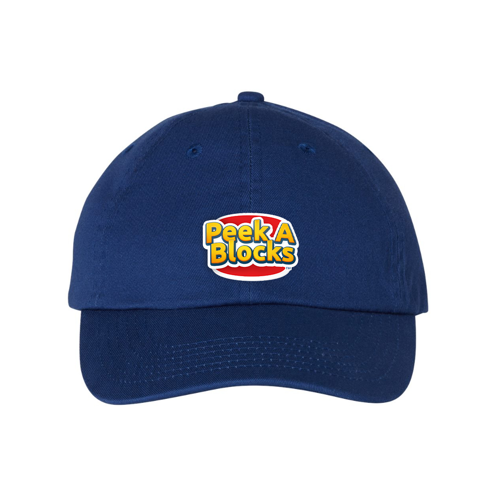 Peek A Blocks  Valucap Adult Bio-Washed Classic Dad Hat