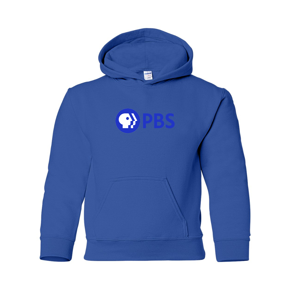 Youth  PBS Blue Gildan Heavy Blend  Hooded Sweatshirt