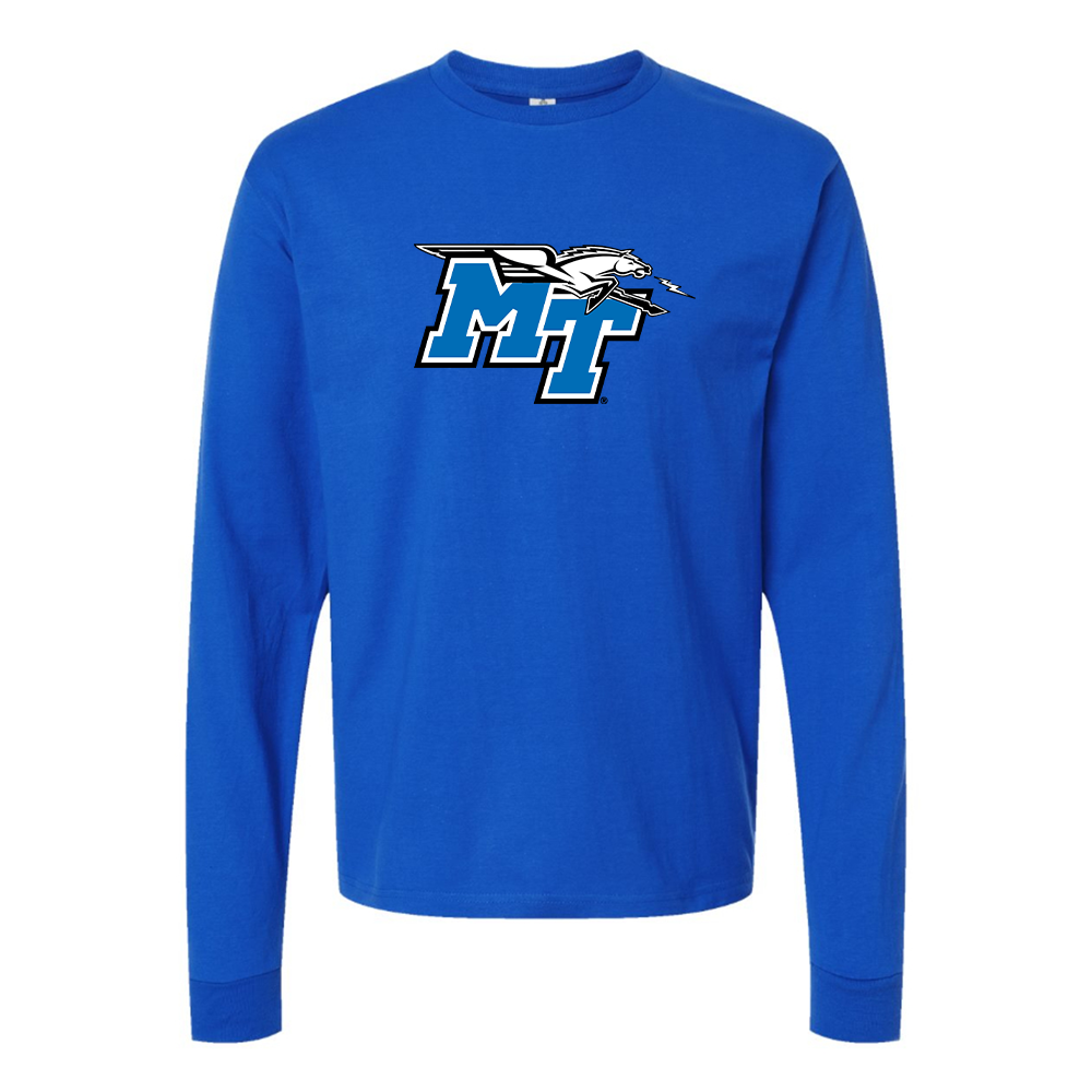 Men's Middle Tennessee Blue Raiders Cotton Long Sleeve T-Shirt