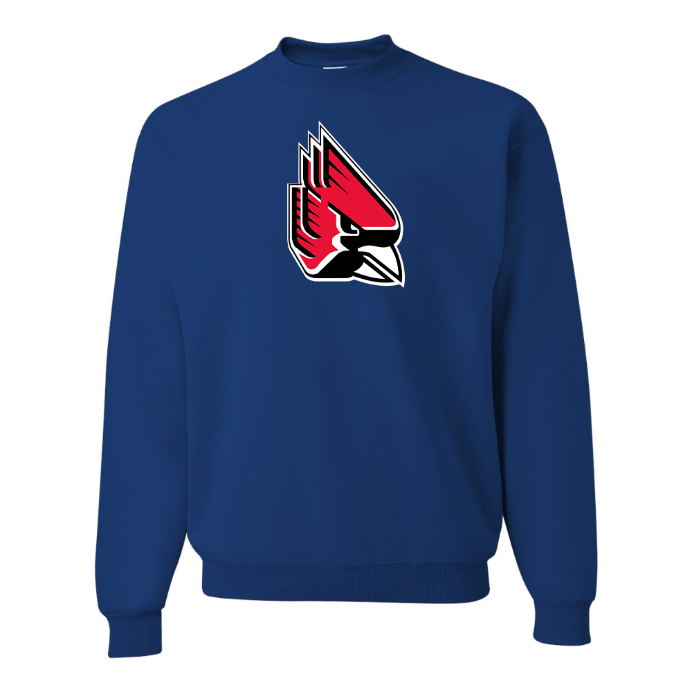 Men's   Ball State Cardinals JERZEES NuBlend Crewneck Sweatshirt