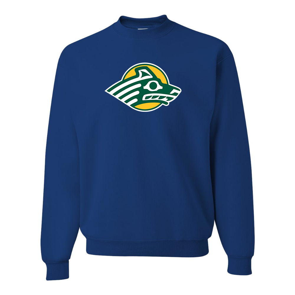 Men's Alaska Anchorage Seawolves   JERZEES NuBlend Crewneck Sweatshirt