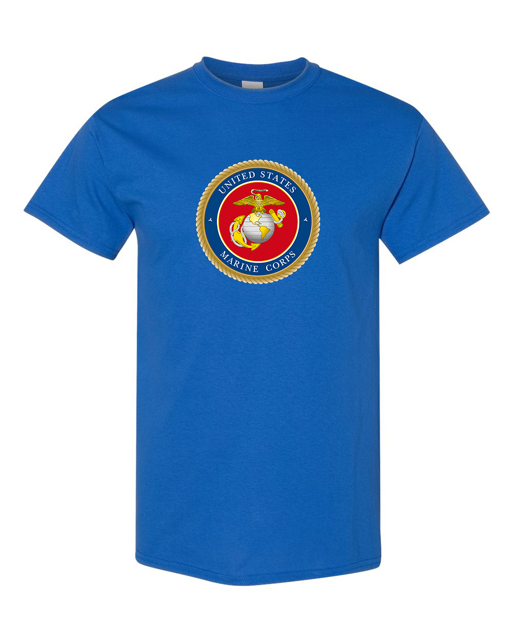 Men's USMC Emblem Gildan Heavy Cotton T-Shirt