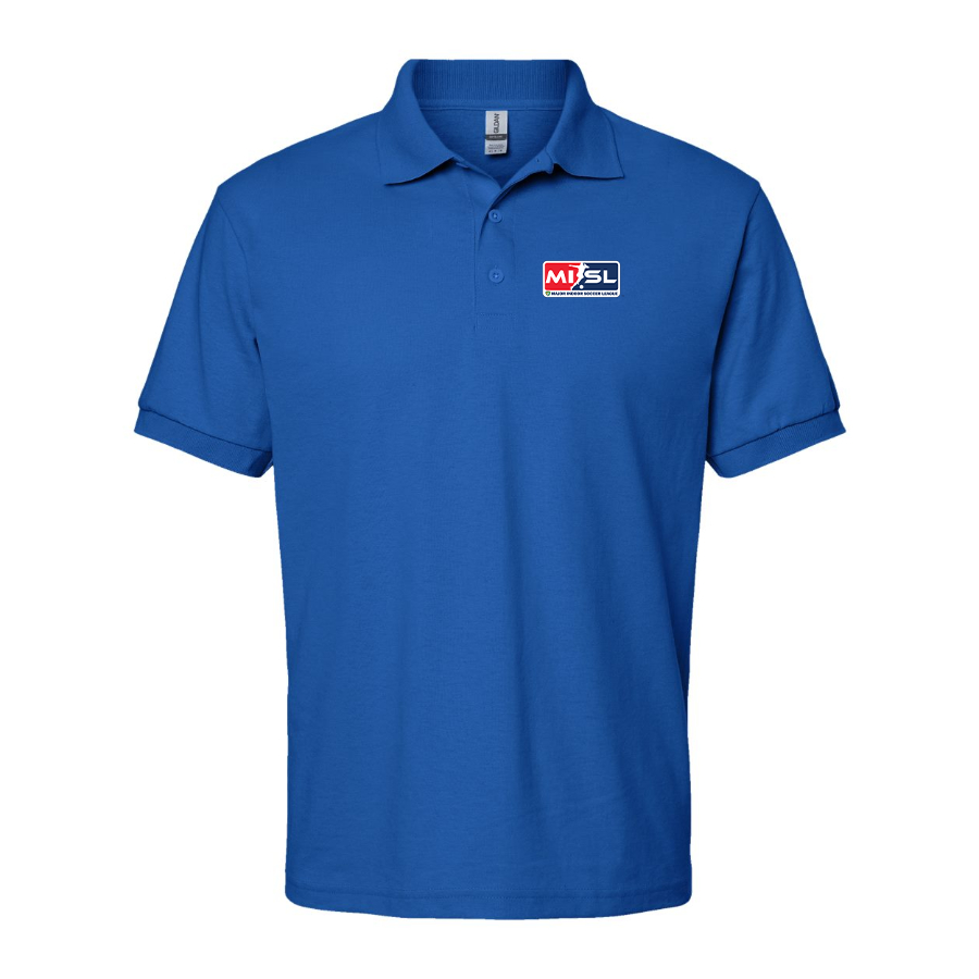 Men's Major Indoor Soccer League  Logo Dry Blend Polo