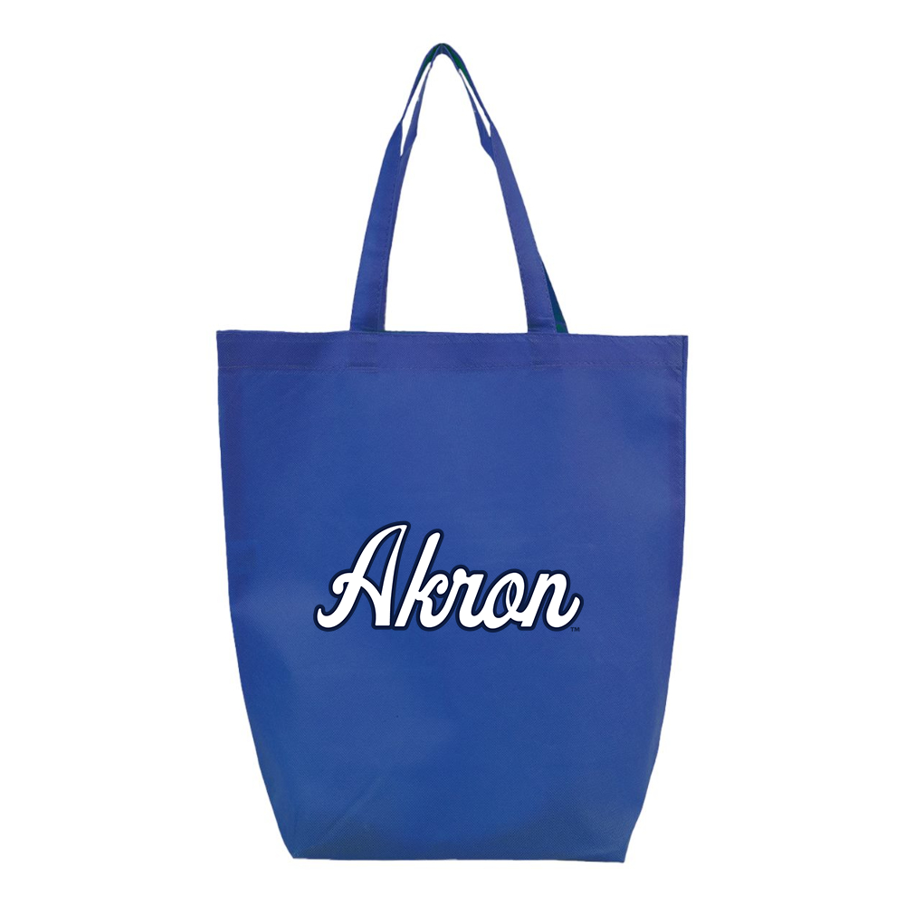 Akron Zips  Q-Tees Non-Woven Gusset Bottom Tote